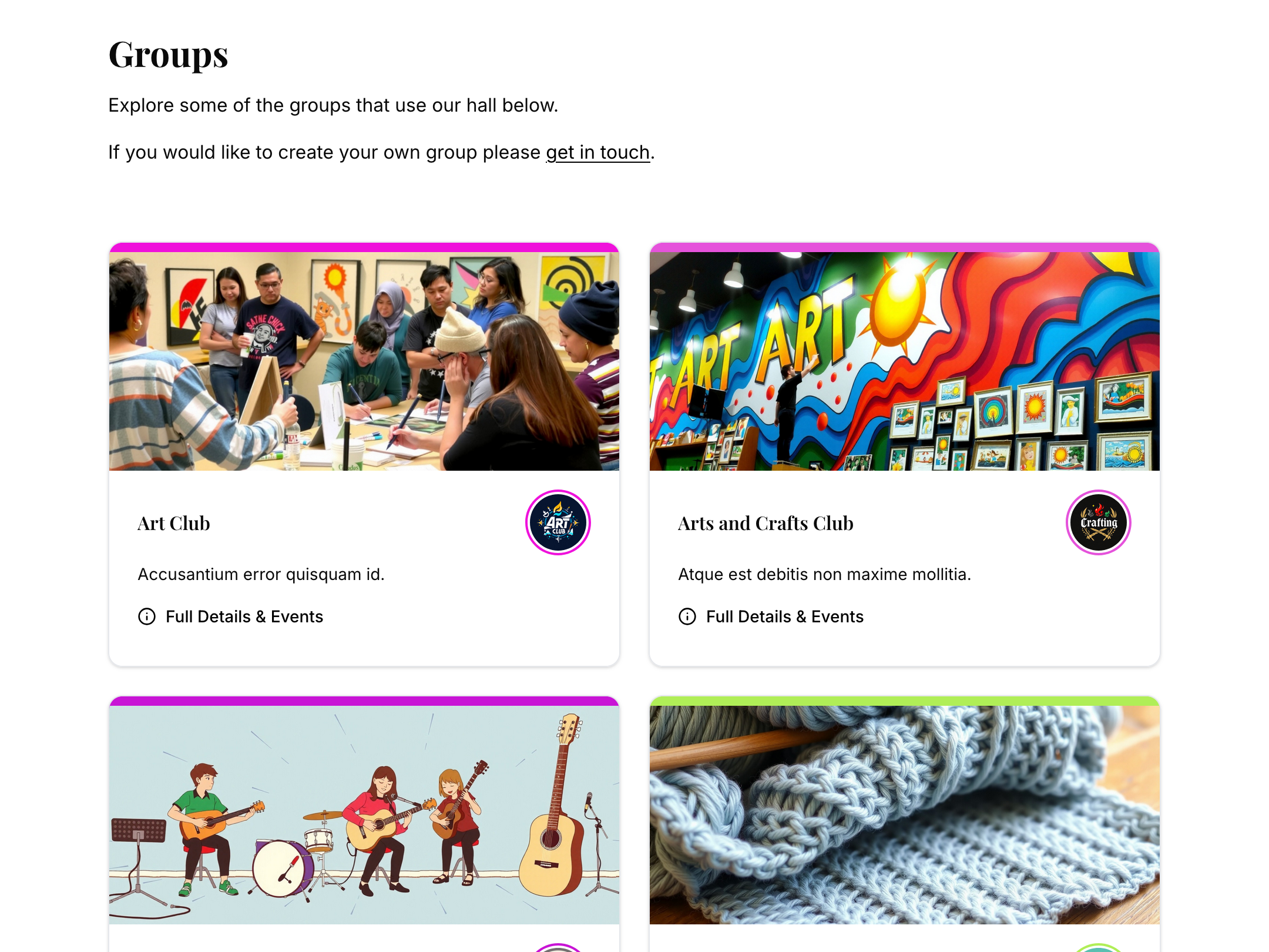 Groups
